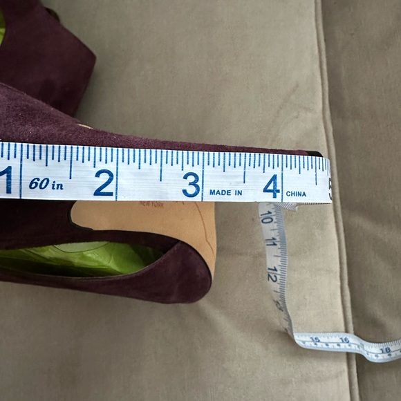 Sam Edelman Julian Burgundy Suede Buckle Slingback - Picture 5 of 5